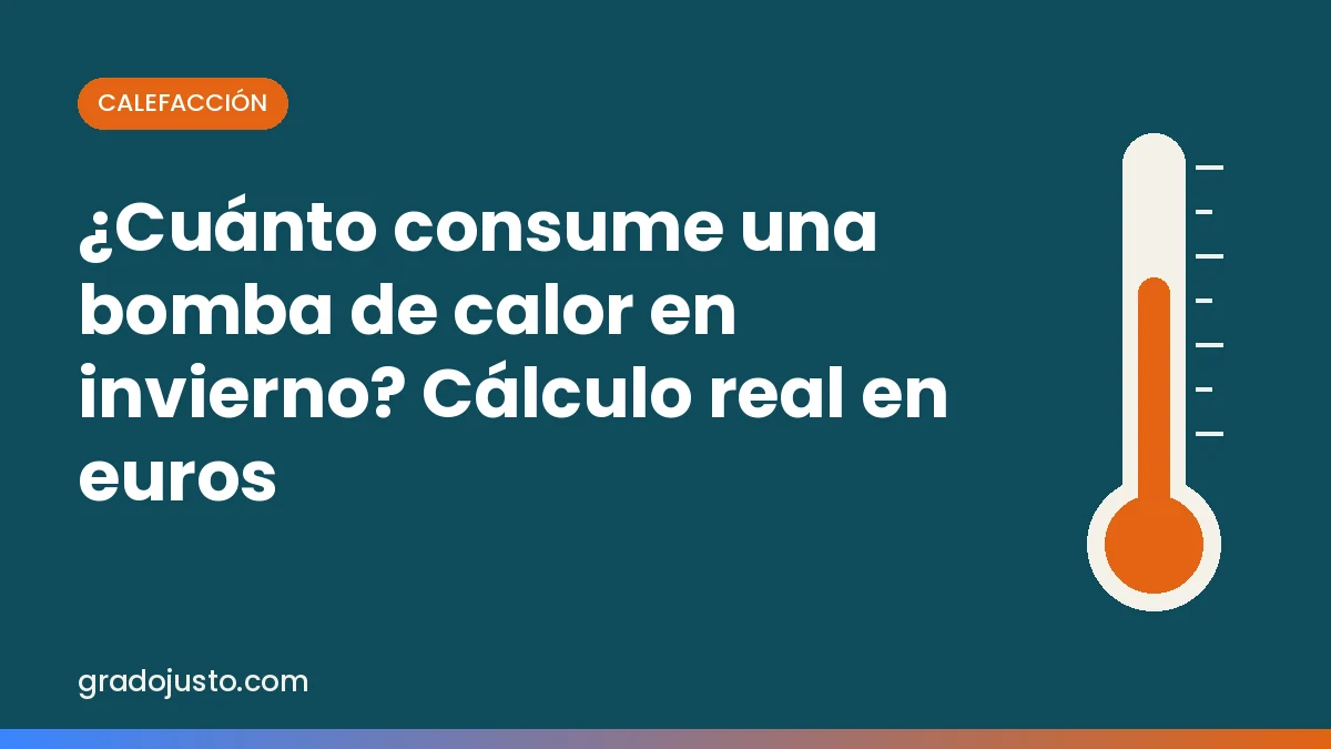 Cuánto consume una bomba de calor en invierno
